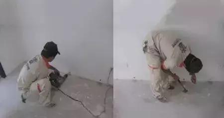 开踢脚线孔 开踢脚线孔