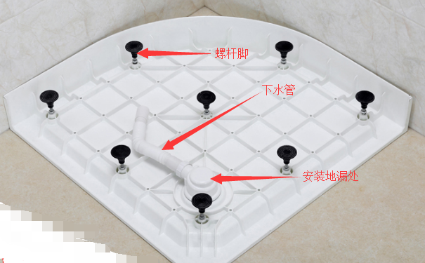 淋浴房底盆怎么安装