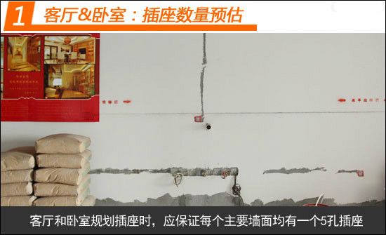 客厅卧室厨房电线改造与插座布置规划