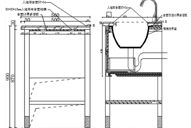 卫生间洗漱台安装工艺 卫生间洗漱台安装工艺