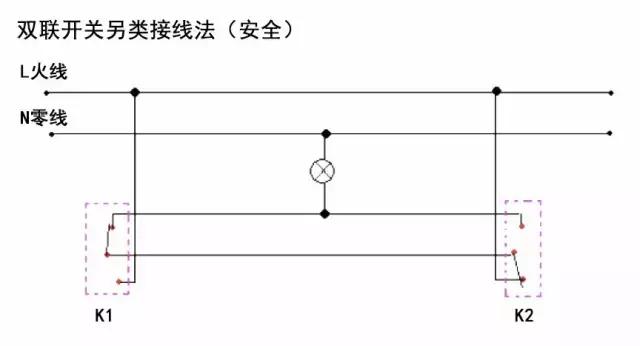 双联开关接线图 双联开关接线图