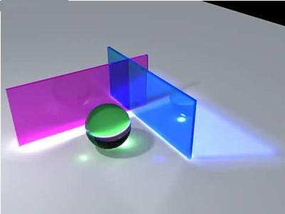 VRAY的玻璃