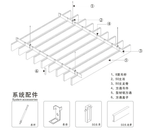 铝方通吊顶间距多少合适 铝方通吊顶安装方法 铝方通吊顶间距多少合适 铝方通吊顶安装方法